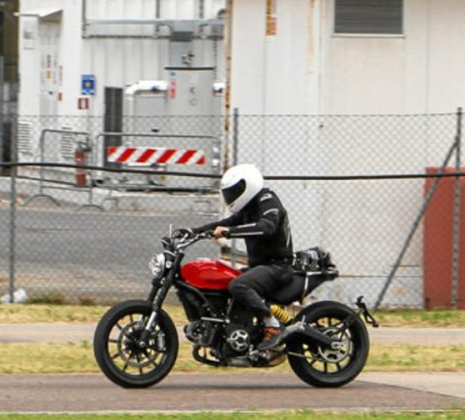 Ducati Scrambler Spied during testing