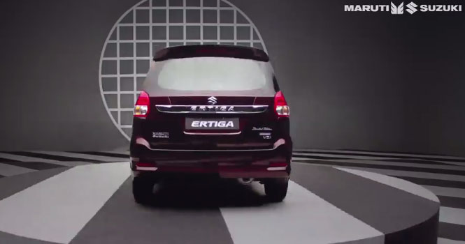 Maruti Suzuki Ertiga Limited Edition back