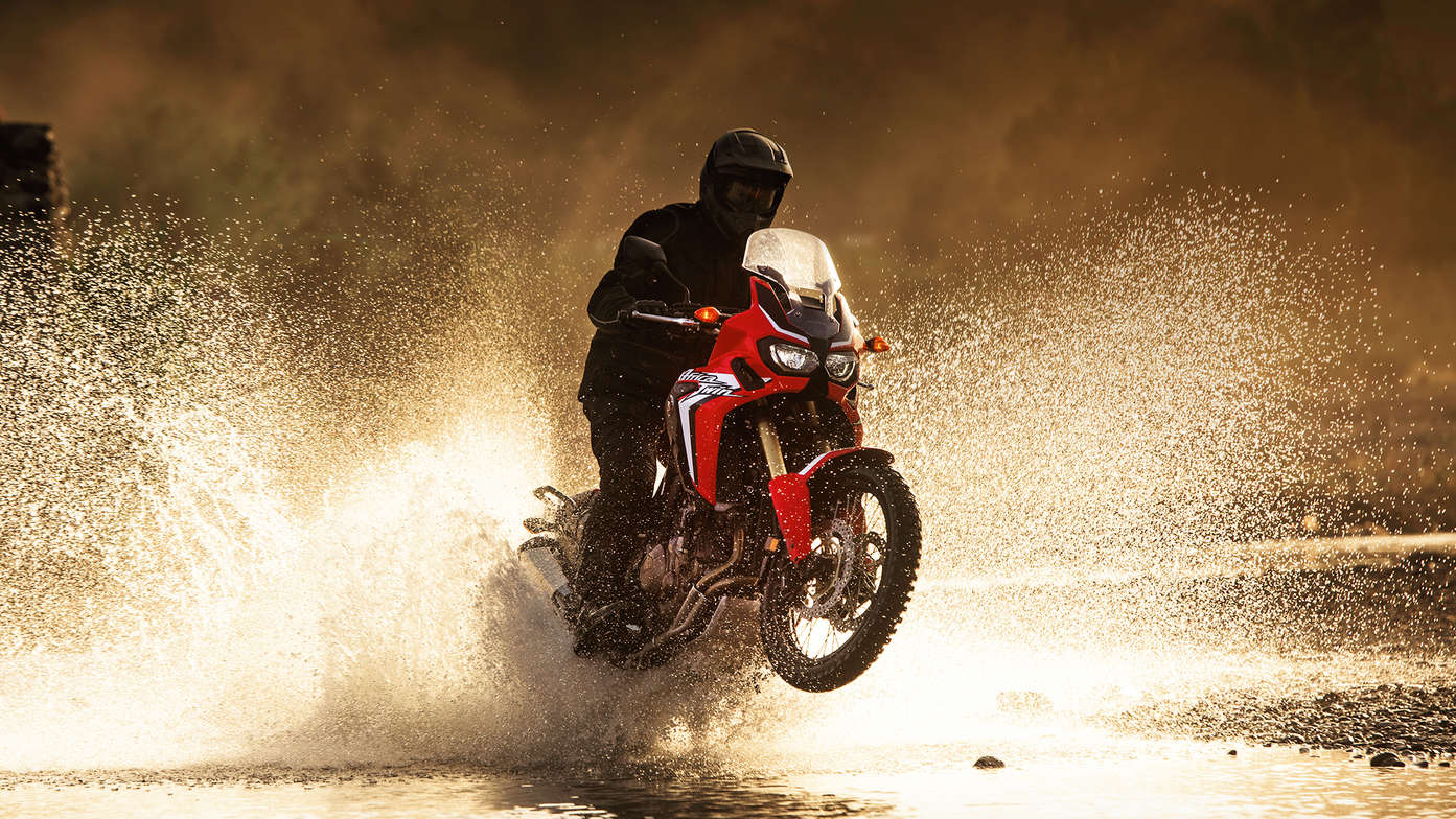 Honda Africa Twin in Action