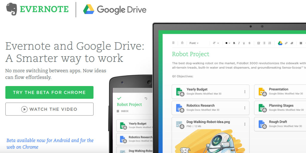 Google Drive Integration has been added for Android