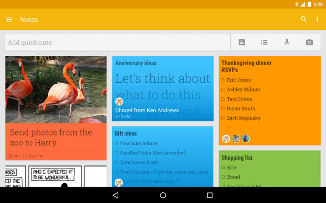 Latest Update Of Google Keep is For More Personalization Of The Notes