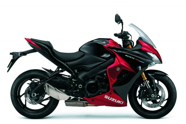 2017 Suzuki GSX-S1000F Red and Black Paint Scheme