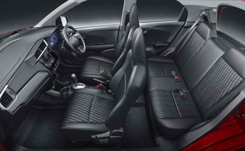  Honda Brio Facelift Black Interior 