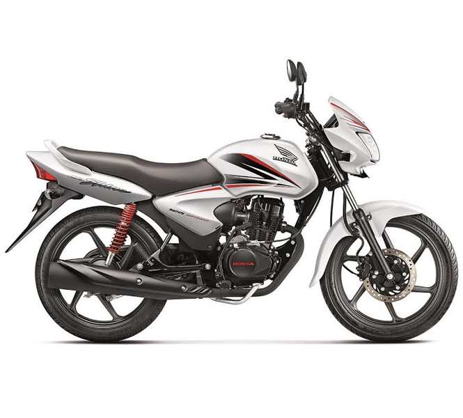 Honda CB Shine Pearl amazing White