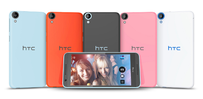 HTC Desire 820 in Colorful Livery