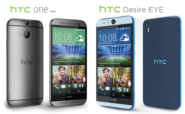 HTC Desire Eye vs HTC One M8