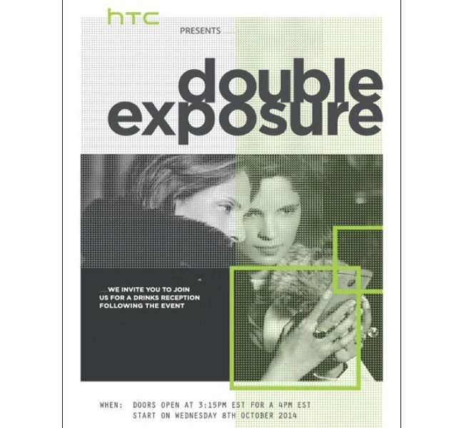 HTC Press Invitation for October 8 Event