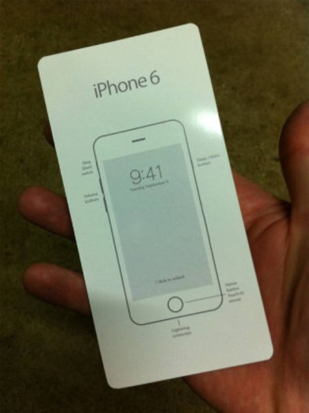 iPhone 6 Start Guide in Leak