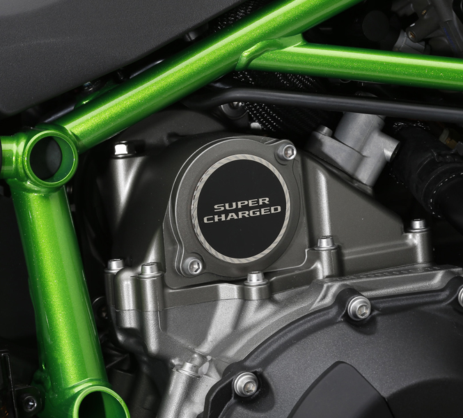 2015 Kawasaki Ninja H2 with Supercharged Engine