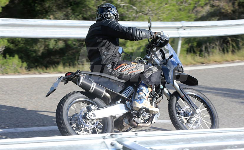 Spied KTM 390 Adventure Side Profile