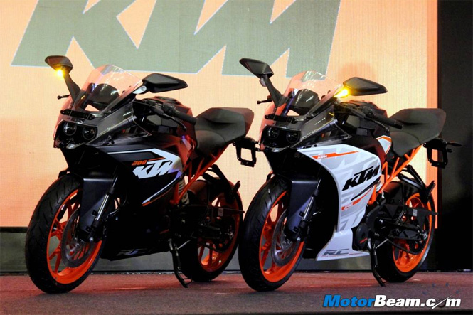 KTM RC 390 and RC 200 launched in India