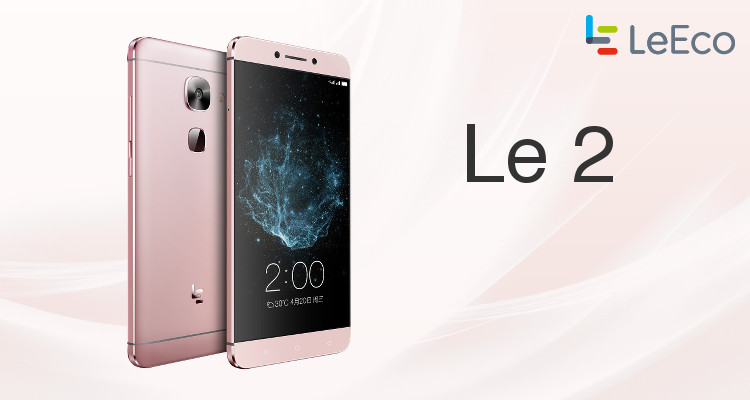 LeEco Le 2 64GB in the Rose Gold color