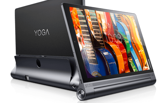 Lenovo Yoga Tab 3 Plus sound enhancement is supported by four front-facing JBL speakers with Dolby Atmos technology. Lenovo Yoga Tab 3 Plus sound enhancement is supported by four front-facing JBL speakers with Dolby Atmos technology.