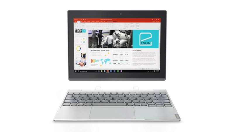 Miix 320 separable - known as the Flex 5 in the US, the laptop accompanies a 10.1-inch full-HD (1080x1920 pixels) display