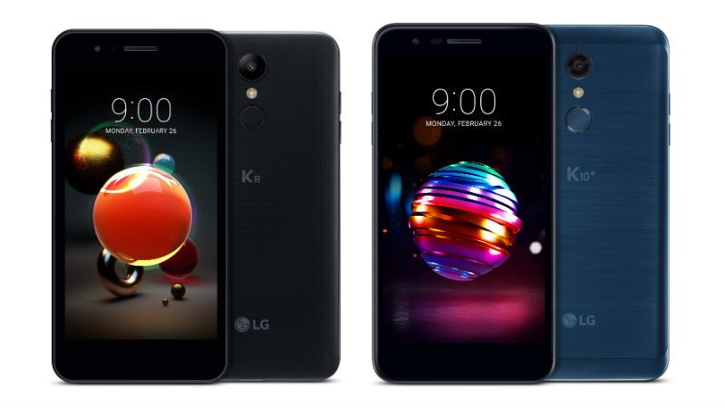 LG K8 (2018) and K10 (2018)