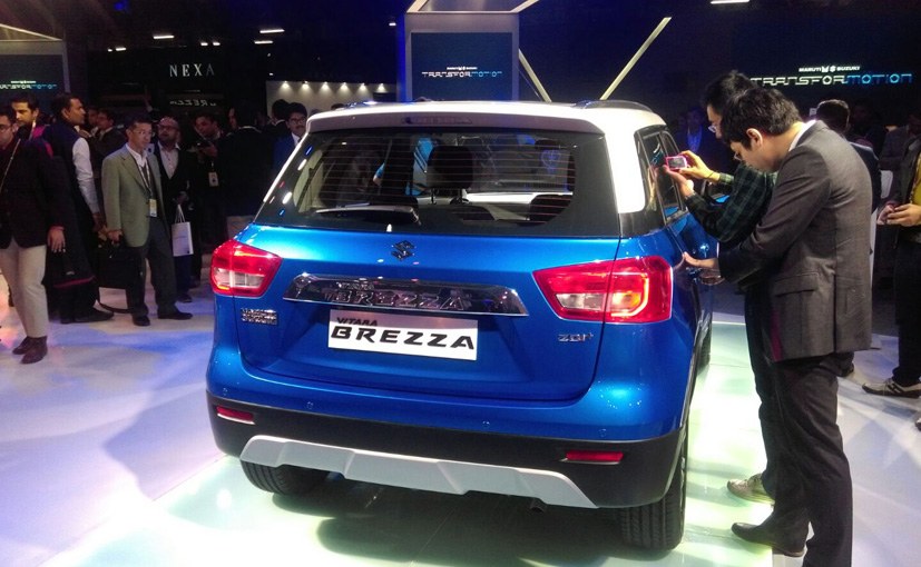 Maruti Suzuki Vitara Brezza rear