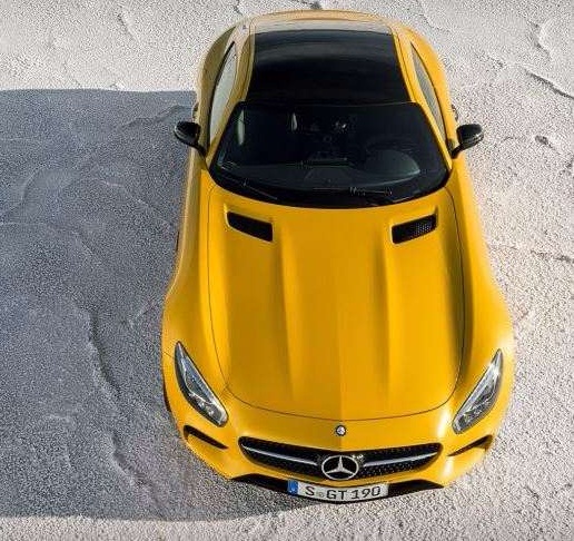 Mercedes AMG GT S Top View