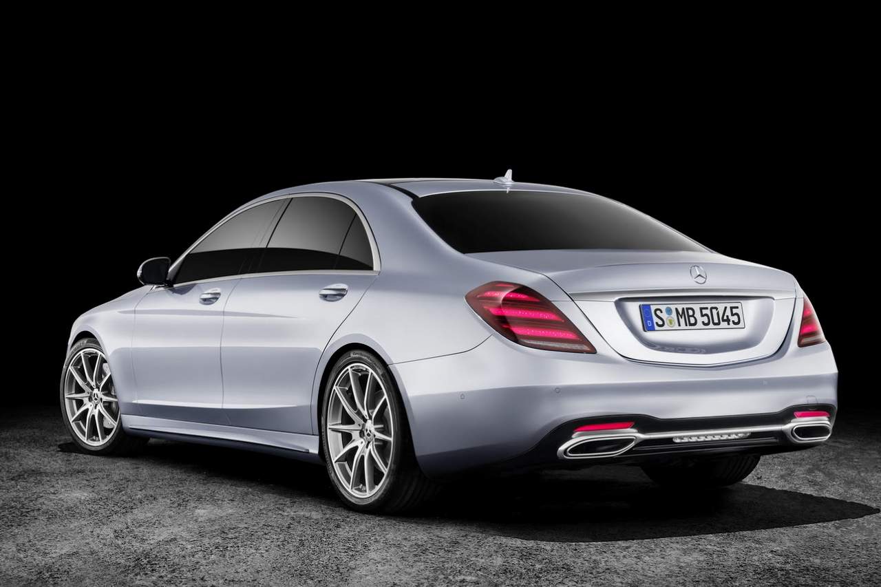 New Mercedes S-Class rear profile