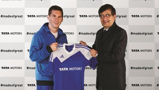 Lionel Messi with Mr Mayank Pareek