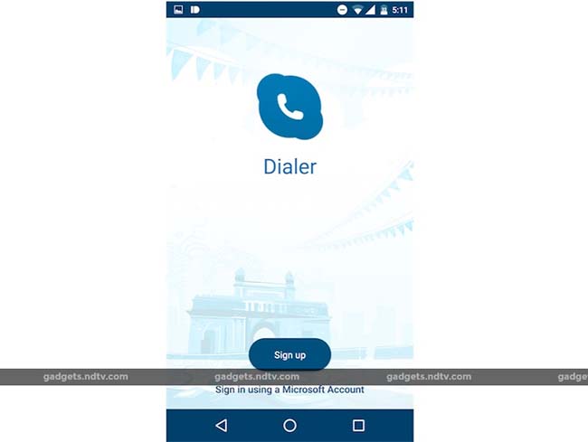 Microsoft Dialer Android Application