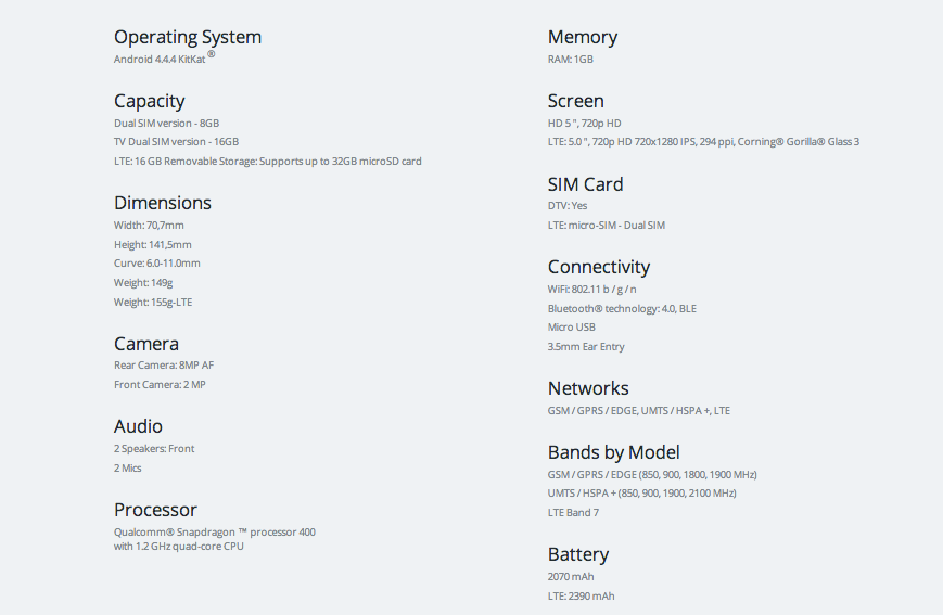 Moto G (Gen 2) 4G LTE