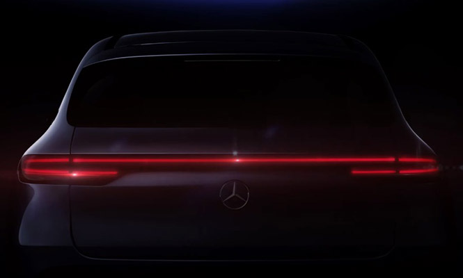 Mercedes Benz Electric Crossover Back