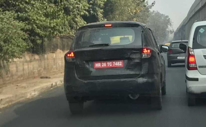 2018 Maruti Suzuki Ertiga Spied