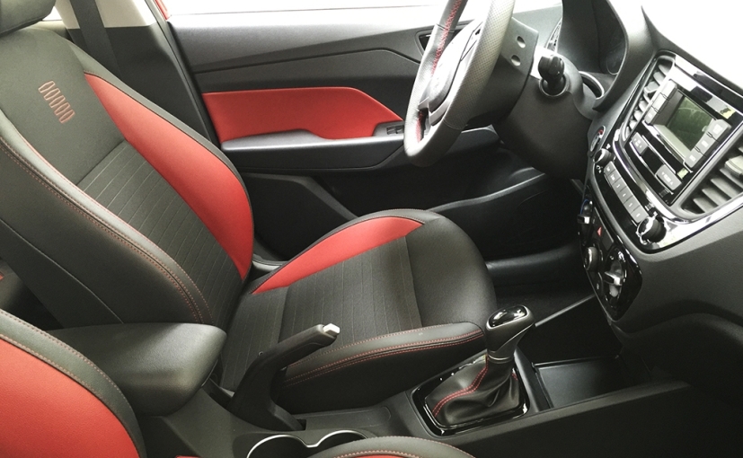 Dashboard of the 2016 Hyundai Verna Concept