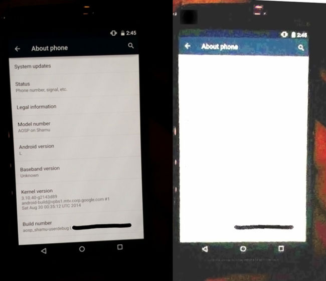 Nexus 6 Kernel leaked image