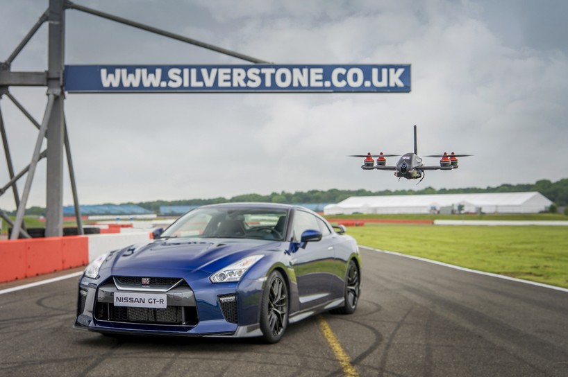 Nissan GT-R The SuperCar and The Drone On The Track ï¿½