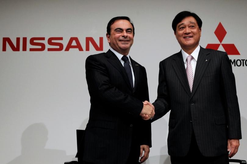 Nissan And Mitsubishi Chairpersons in Meeting