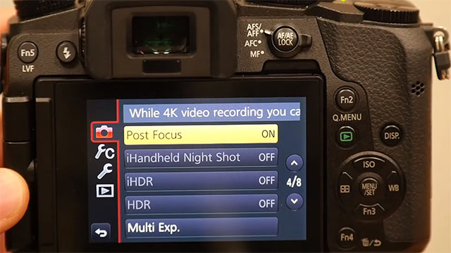Panasonic Post Focus feature in Lumix camera