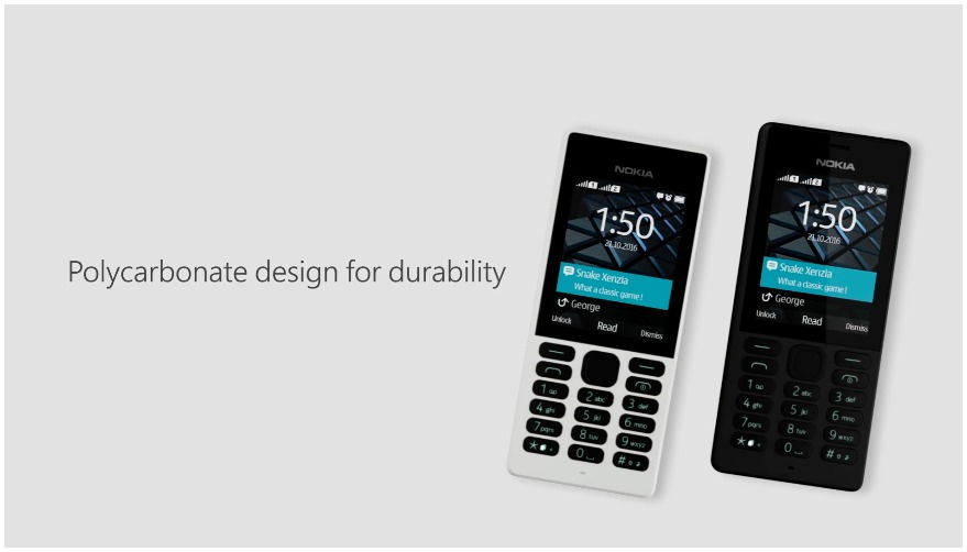 Nokia 150 and Nokia 150 Dual-SIM