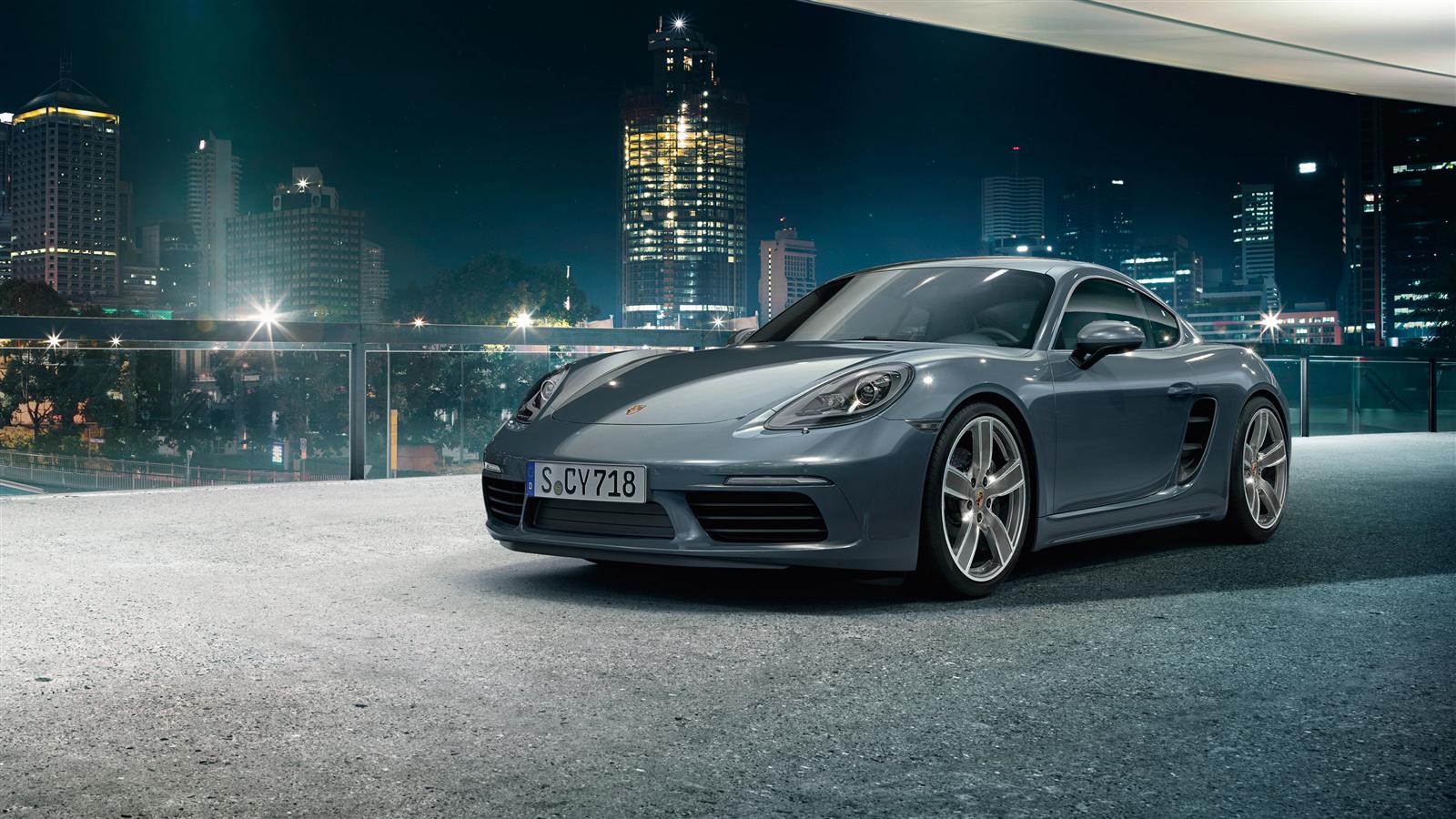Porsche Updated 718 Cayman front side profile