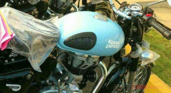 Royal Enfield Classic 350 in blue colour