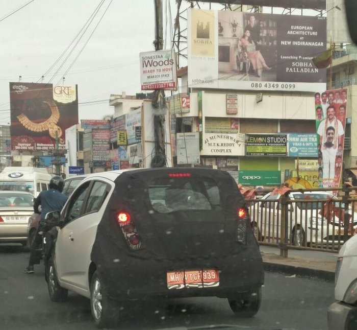 Facelifted Chevrolet Beat in Bengaluru