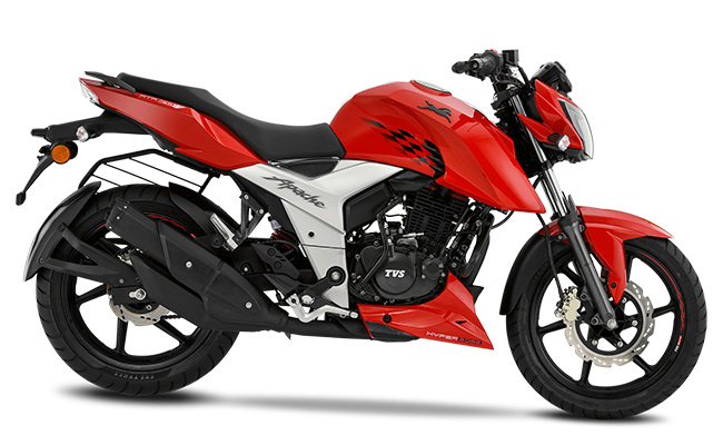 TVS Apache RTR 1604v Red