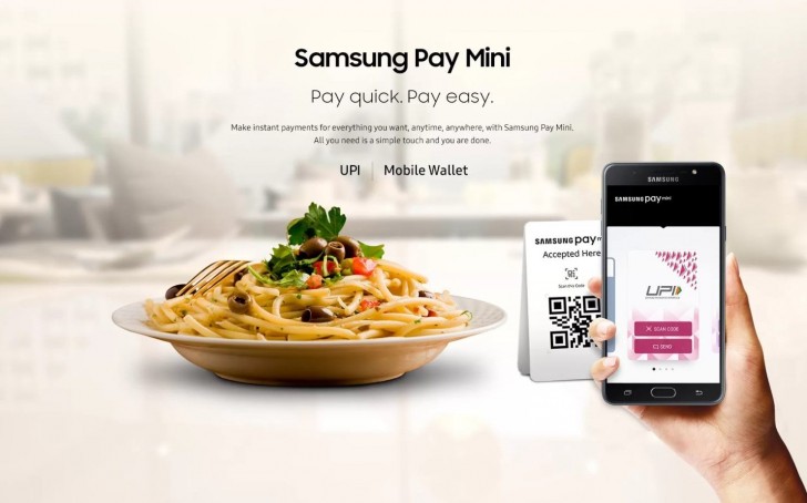 Samsung Galaxy On Max with Samsung Pay Mini