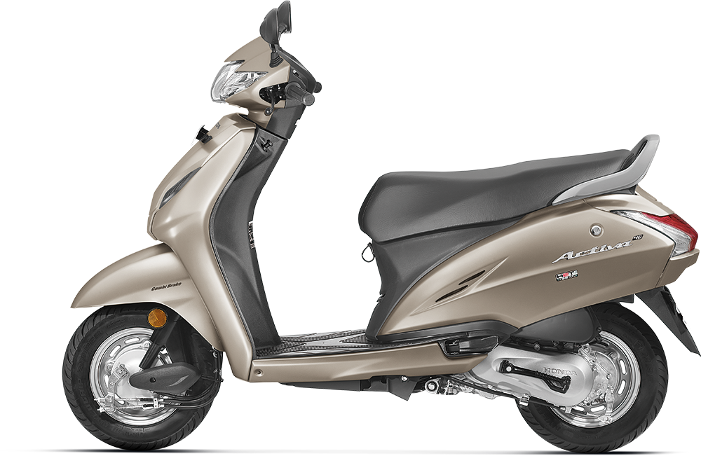 2017 Honda Activa 4G in Matt Selene Silver Metallic finish