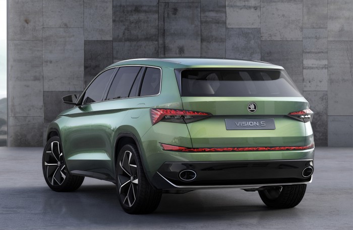 Skoda VisionS Concept Rear End 