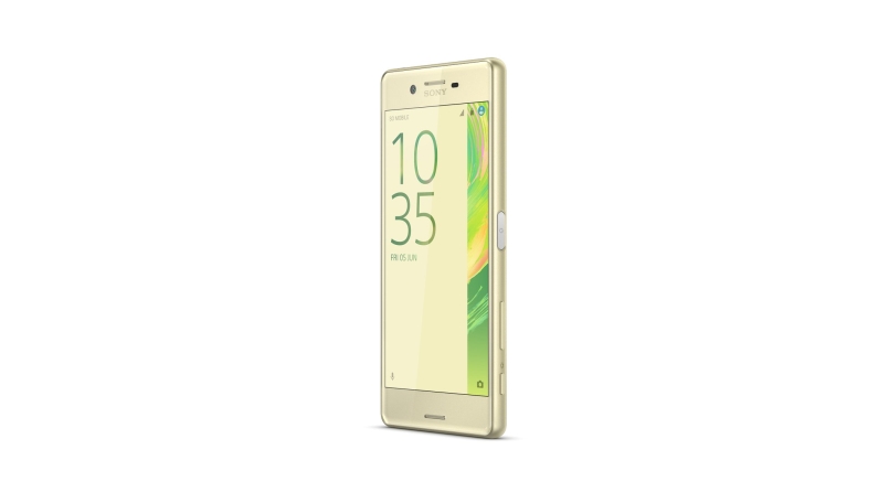 Sony Xperia X front-side profile