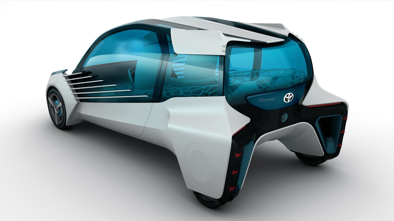 Toyota FCV concept rear profile