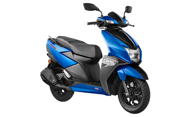 TVS Ntorq Metallic Blue