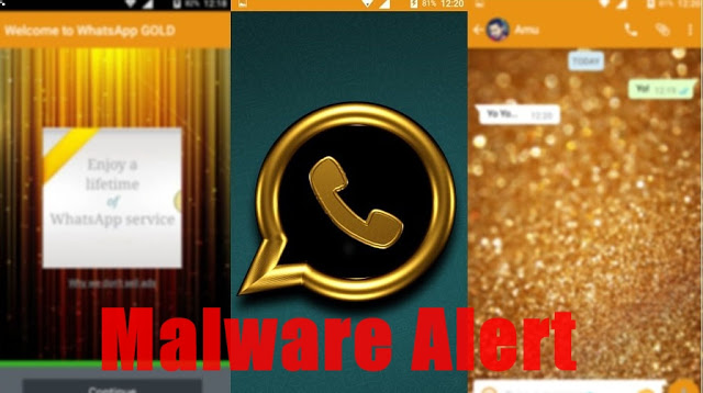 WhatsApp Gold will steal your personal information