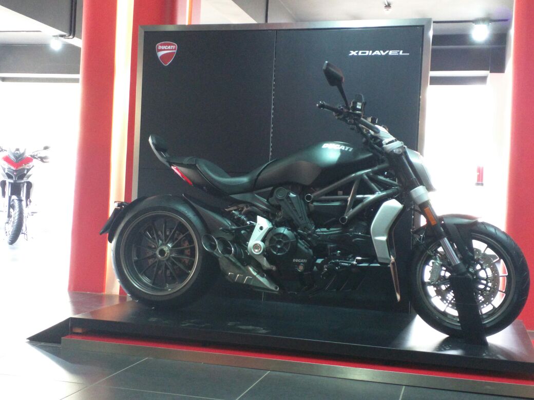 Ducati XDiavel at the launch event