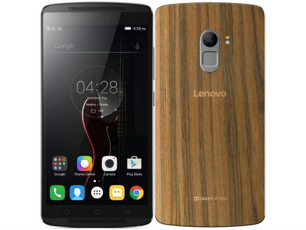 Lenovo Vibe K4 Note Wooden Edition smartphone has been valued at Rs. 11,499