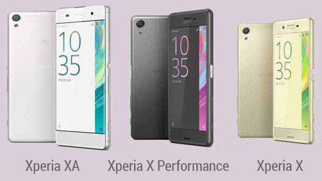 Sony Xperia X-series smartphones unveiled at MWC 2016