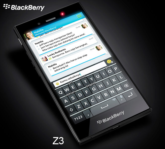 Blackberry Z3 Launch Event in India will be scheduled on June 25