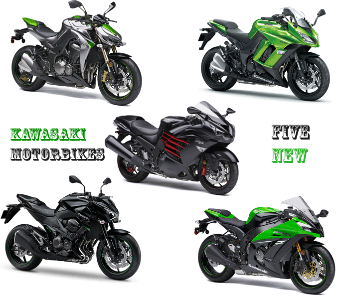 Kawasaki introduced five new bikes in Z and Ninja series