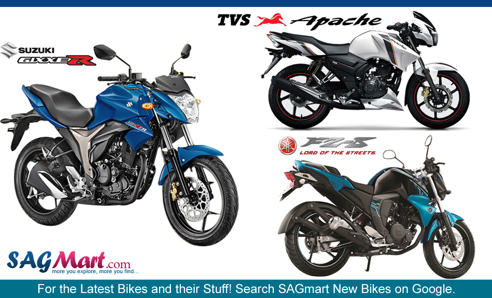 Comparison Suzuki Gixxer Vs Yamaha Fz Fi Vs Tvs Apache Rtr 160